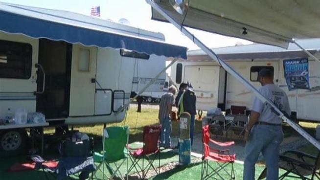 It could be a sign of the times, regulars at Texas Motor Speedway say they're seeing fewer people camping out prior to the big NASCAR race this weekend.