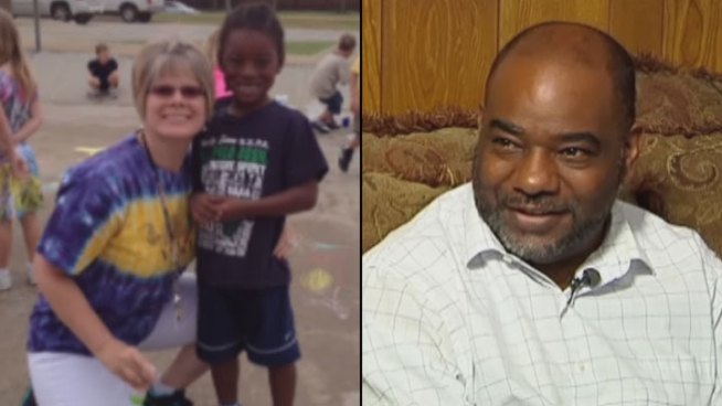 Marie Bell, a kindergarten teacher at Highland Village Elementary School, gave a life-saving gift to her student's father.