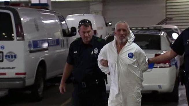 A 9-year-old boy who lives near the crime scene says he saw the man suspected of sexually assaulting and stabbing a teenager outside his home shortly before the attack.