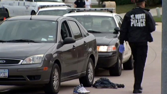 Fort Worth police say a man fired on two burglary suspects because he believed the lives of police officers were in danger.