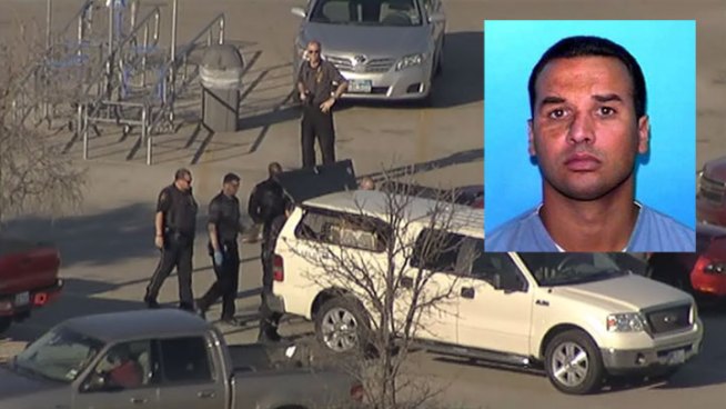 Prisoner Alberto Morales, 42, has been a fugitive since police say he stabbed one of the two Miami-Dade detectives who were transferring him Monday while they were in Grapevine awaiting the arrival of a third officer who was flying in to join them. The police search Wednesday centered around the Walmart in Grapevine.