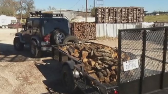 As temperatures hover at freezing sales go up on fire wood and supplies needed for protecting your home against the plunging temperatures.
