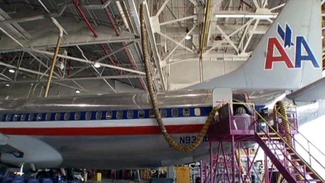 Union leaders say this week's severe weather shows why American Airlines needs its maintenance facility in Fort Worth. The hub is scheduled to close as part of the airline's bankruptcy restructuring.