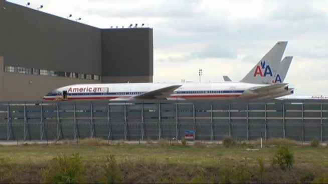 The Transport Workers Union says American Airlines employees are expecting pink slips beginning this week -- but AA says many of those employees may have other job opportunities with the company.