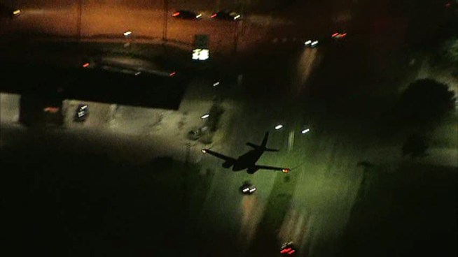 Five planes sprayed various Dallas County cities for mosquitoes as part of the county's ongoing effort against West Nile virus.