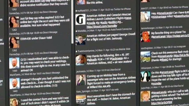 Airlines such as American and Southwest are monitoring their Twitter accounts almost around the clock.
