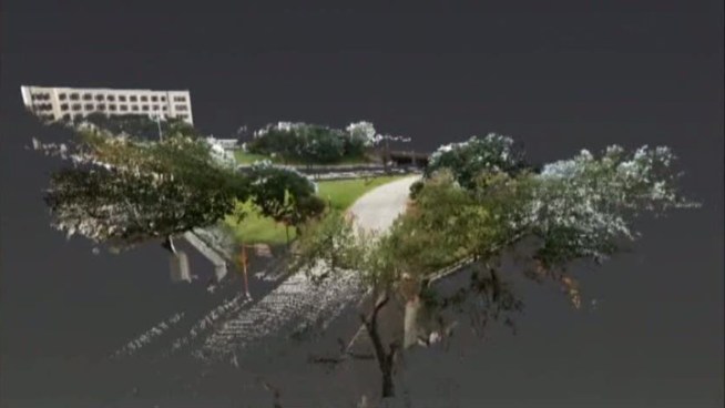 The Arlington Police Department uses laser scanners to reproduce images of crime scenes.
