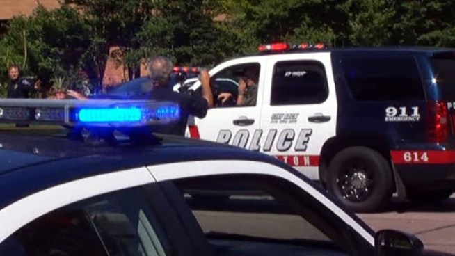 Arlington police have arrested two men suspected of breaking into a home.