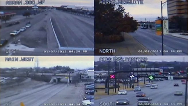 The City of Arlington plans to use webcams to keep residents informed of road closures during a month-long railroad intersection construction project.