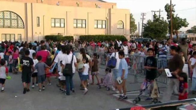 With temperatures again expected to climb into triple digits Thursday, the city will have plenty of water on hand for families.