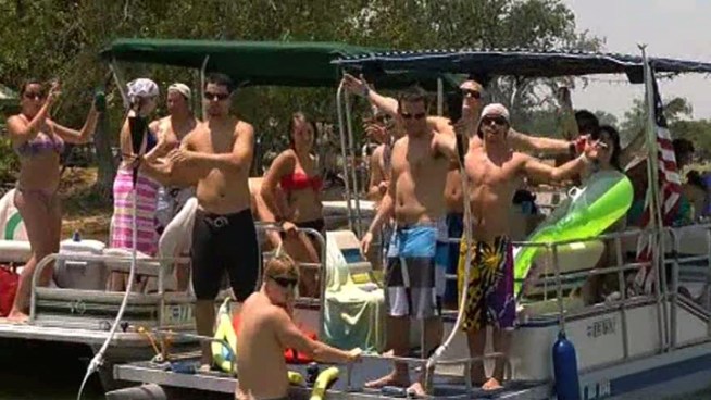 Law enforcement officials are patrolling North Texas lakes for safety violations.