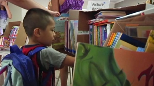Teachers in the Lewisville Independent School District will be driving a mobile library around to make sure students have easy access to books this summer.