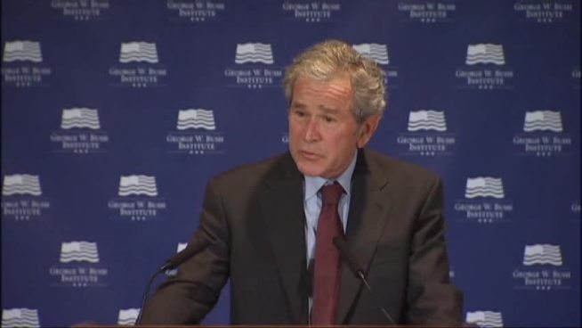 Former President George W. Bush says as the U.S. debates immigration policy, he hopes 