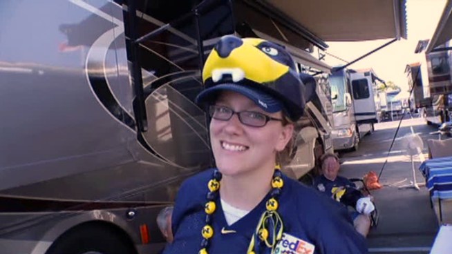 Plenty of Alabama and Michigan fans were in town for the Cowboys Stadium Classic.