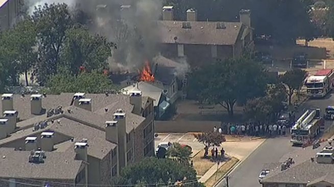 Dallas firefighters say it may have been the carelessness of children that started a fire in the 32-hundred block of Webb Chapel extension.