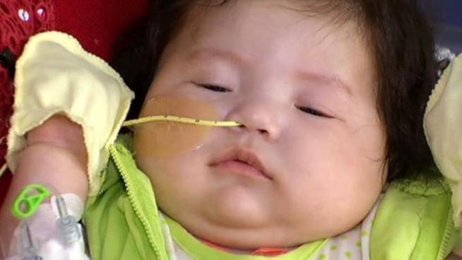 A 5-month-old Daniela Soto, who received a heart transplant in February, has been released from the hospital.