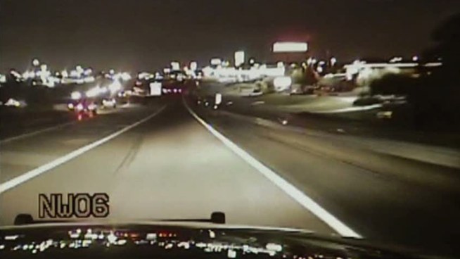 Dallas County deputies have released video of a hit-and-run on US 67 that was recorded by the dashboard camera of an officer on his way to help the victims, who had a flat tire.