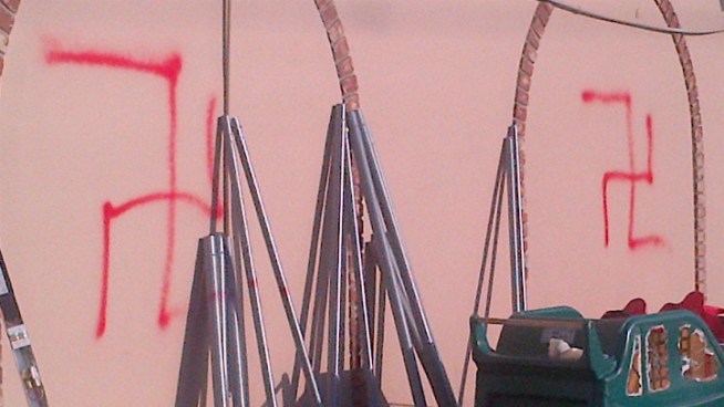 The owners of Little Leapers Childcare center in Fort Lauderdale say a fire and swastikas at the day care are a hate crime. NBC 6 reporter Gilma Avalos has the story.
