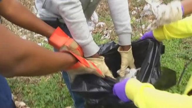 While some people were off for  Martin Luther King, Jr. Day, others rolled up their sleeves for a day of service, something they say shouldn't just be limited to one day in January.