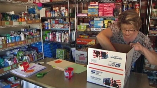 The Defenders of Freedom send custom care packages to deployed troops, and one Denton woman is making it her life's mission to give thanks to our troops.
