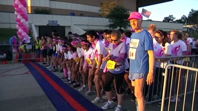 More than 2,000 people showed up to run or walk in the city's first Komen Race for the Cure.