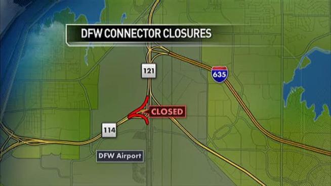 Getting to DFW Airport from the north will be a challenge with major closures on Highways 114 and 121.