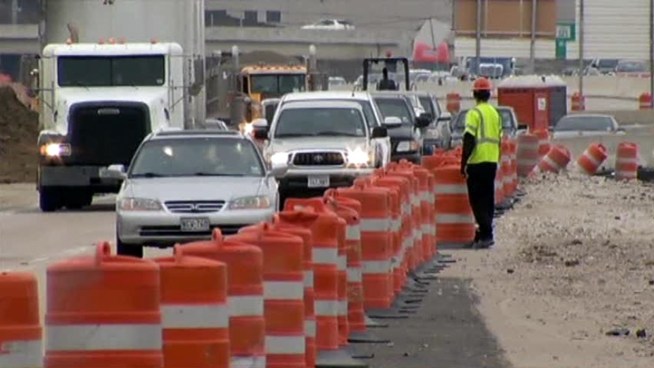 Police reports show crashes are up 53 percent in the DFW Connector construction area.