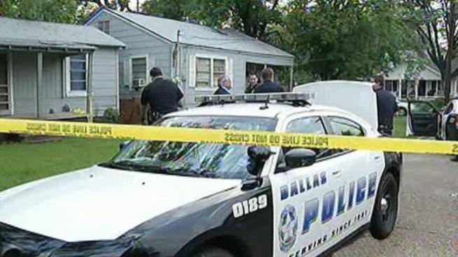 Dallas police are searching for the gunman who killed one man and critically wounded another early Monday.