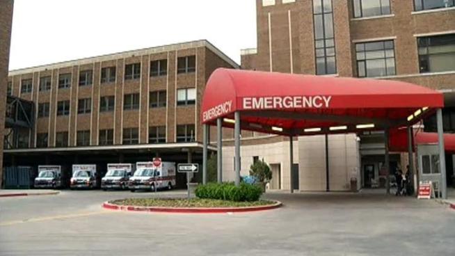 Police say the man stole an ambulance left running outside the emergency room at a Fort Worth hospital.
