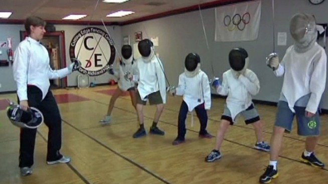 A future Olympic medalist could come from right here. A fencing school in North Richland Hills is training young North Texans to compete against the best.