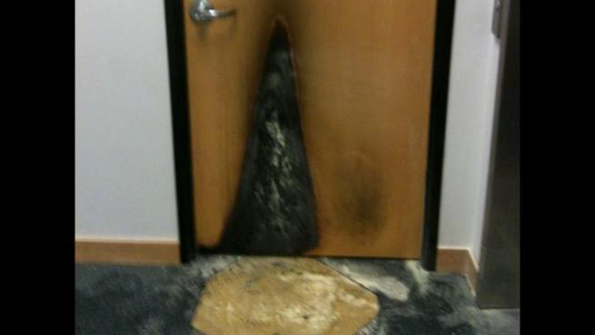 Someone lit several firebombs outside the Fort Worth office of state Sen. Wendy Davis, her spokesman said. No one was injured in the incident.