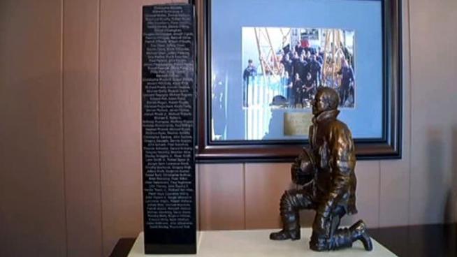 A memorial to the hundreds of New York firefighters who died on Sept. 11 is taking shape in North Texas.