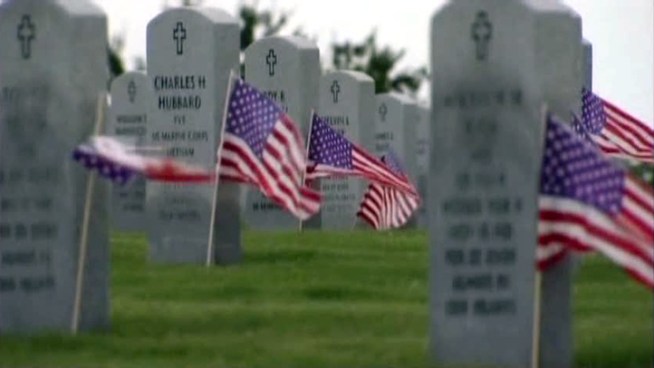 A Cleburne man raised $12,000 in two weeks to buy 27,000 American flags for Memorial Day.
