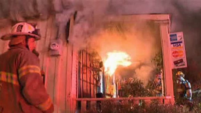 A fire destroyed a long-time Oak Cliff flower shop Wednesday morning.