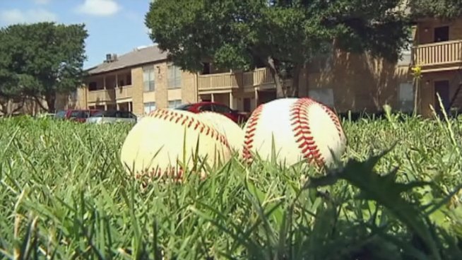Residents who live across from the Evans Baseball Field in Mesquite say they are tired of foul balls breaking home and car windows.