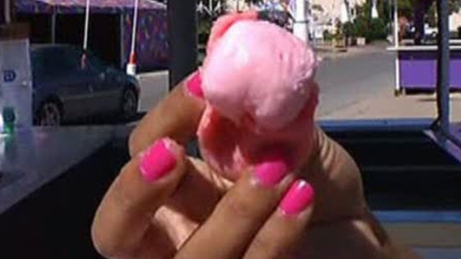 Amanda Fitzpatrick checks out some of the fried offering's at the upcoming State Fair of Texas.