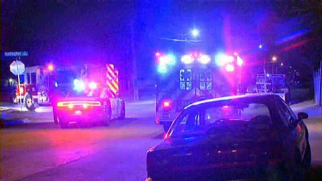 Dallas police are searching for a shooter after a man was shot multiple times after a large street fight.