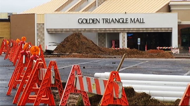 Golden Triangle Mall in Denton is getting a long overdue face-lift but it means shoppers have to endure a little mess.