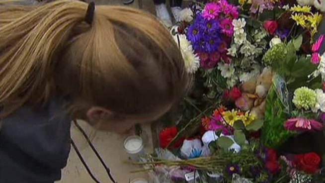 Dozens of students, parents and teachers gathered to remember three siblings who died in a weekend car crash on Interstate 30.