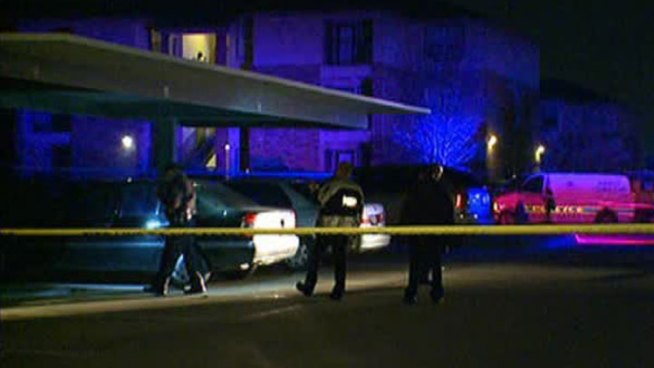 An armed carjacker beat and shot a college student in Grand Prairie Wednesday morning.