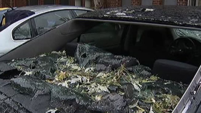 Drivers and homeowners who got hammered by hail on Wednesday took a hit again with Friday morning s storms.