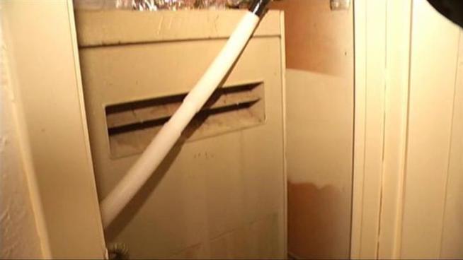 Doctors treat seven people, including three children, after a heater malfunction.