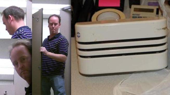 Plano police are asking for help in identifying a man in connection with the installation of a video camera disguised as an air freshener in a rec center family changing area.