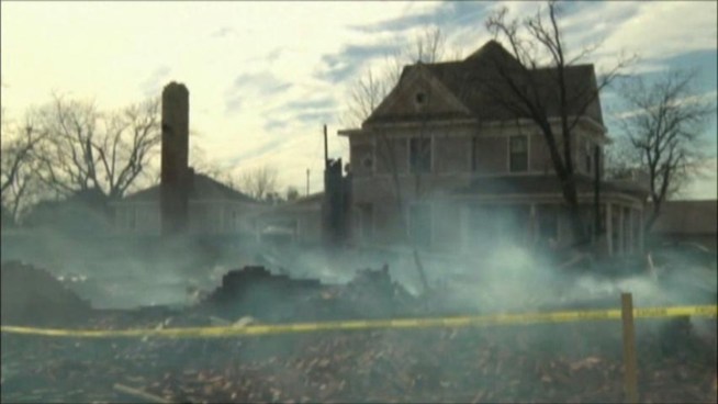 Lightning strikes are being blamed for a fire that destroyed a Fannin County church that stood for more than 100 years.