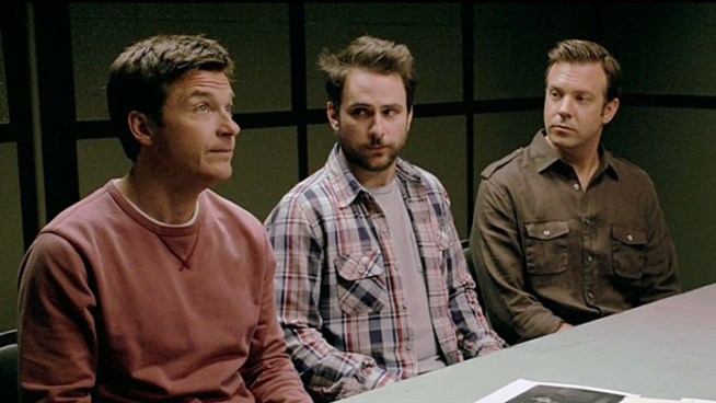 Jason Bateman, Charlie Day and Jason Sudekis star as three friends who decided to kill their bosses. Opens July 8.