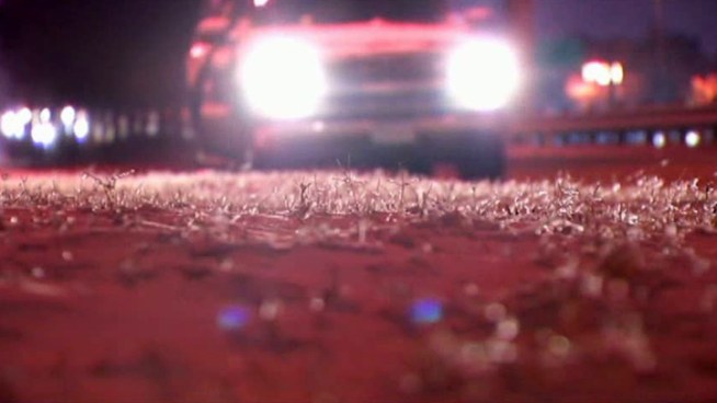 Emergency responders in Dallas struggled to keep pace with the number of crashes as the Christmas Day rain and snow froze on the roadways.