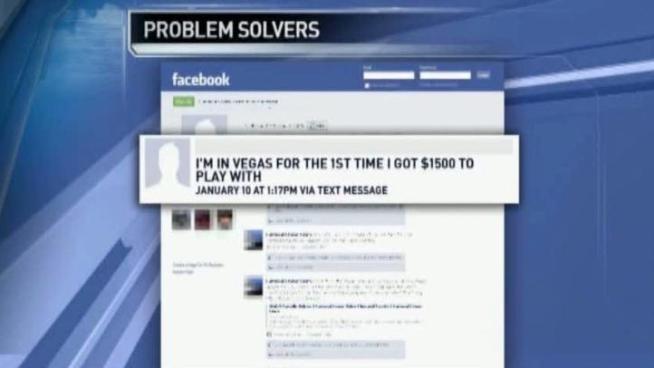 A Texas identity-theft victim tracked down who he thought was the thief after learning the person had charged a plane ticket to Las Vegas to his debit card.