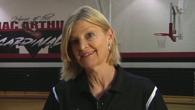 Irving MacArthur girl's basketball coach Suzie Oelschlegel has been named the 2011 Coach of the Year by The National Federation of State High School Associations.