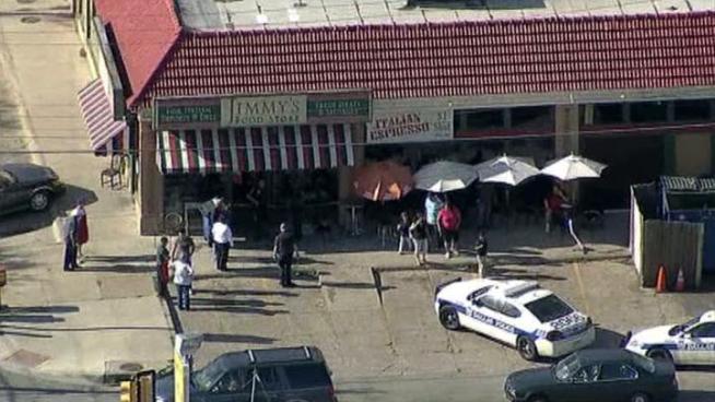 An elderly woman slammed into Jimmy's Food Store after accidentally hitting the gas pedal instead of the brake pedal.