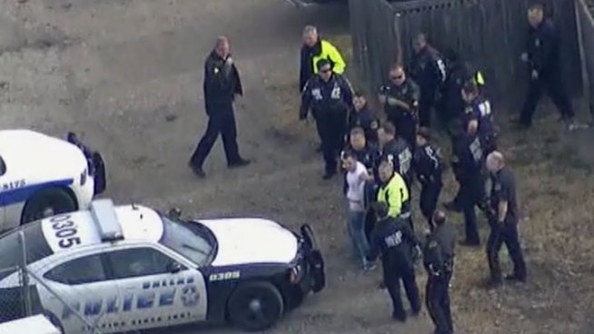 Dallas police took a man into custody after a bizarre kidnapped and robbery attempt that included women's clothing.